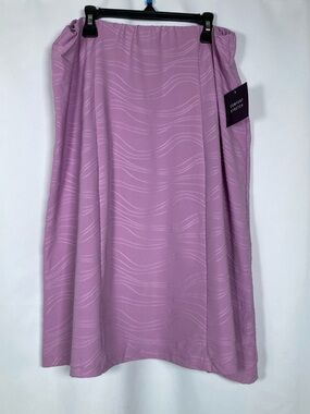 NWT Goodclothes Collections Lavender Wavy Textured Midi Skirt M Soft Girl Pastel